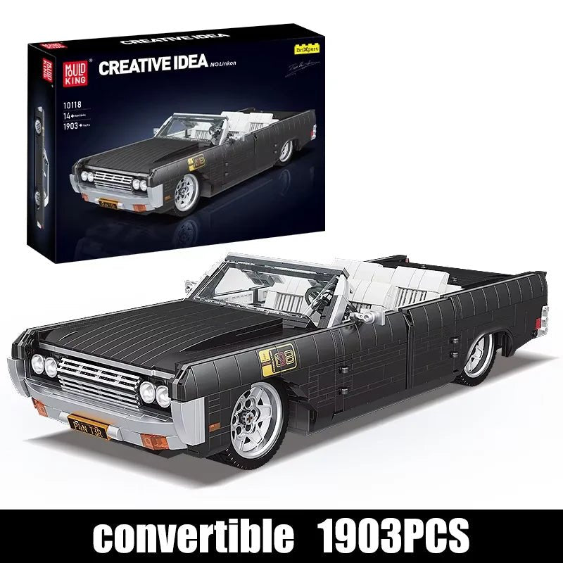 Mould King 10118 1964 Continental - Vintage Car Building Blocks