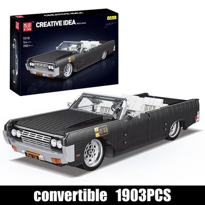 Mould King 10118 1964 Continental - Vintage Car Building Blocks