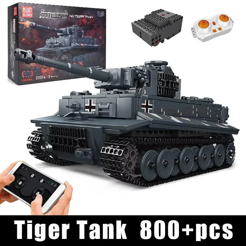 Mould King 20014 RC Tiger Tank