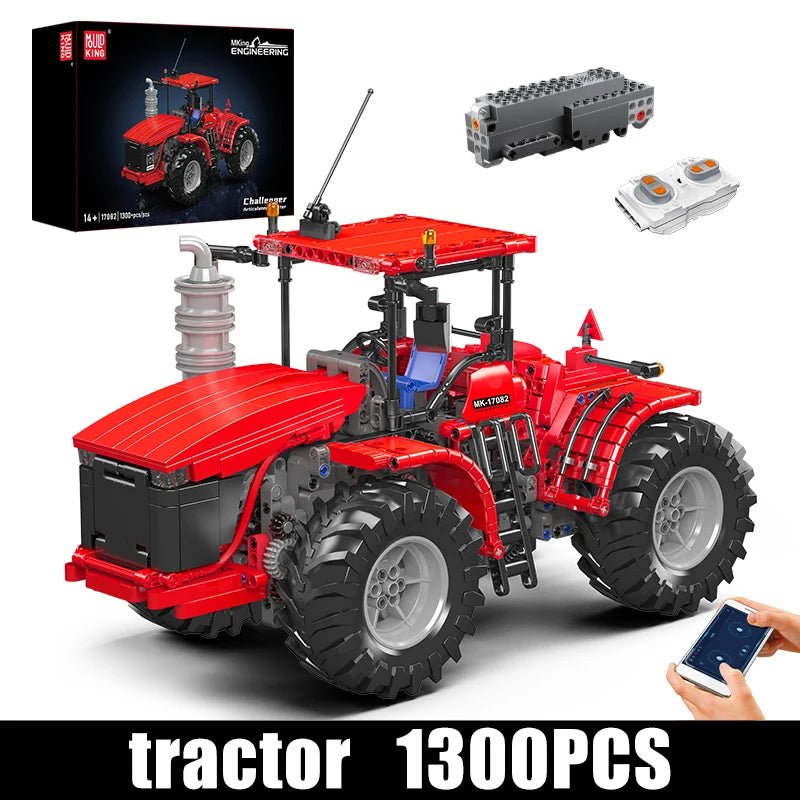Mould King 17081/17082 RC Articulated Tractor