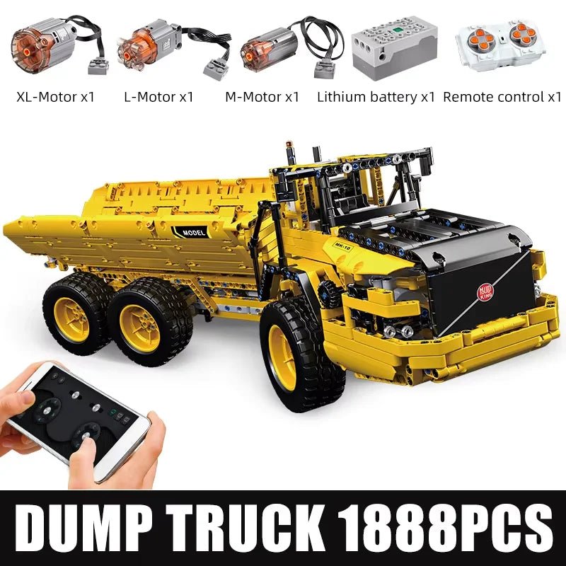 Mould King 17010 RC Dump Truck