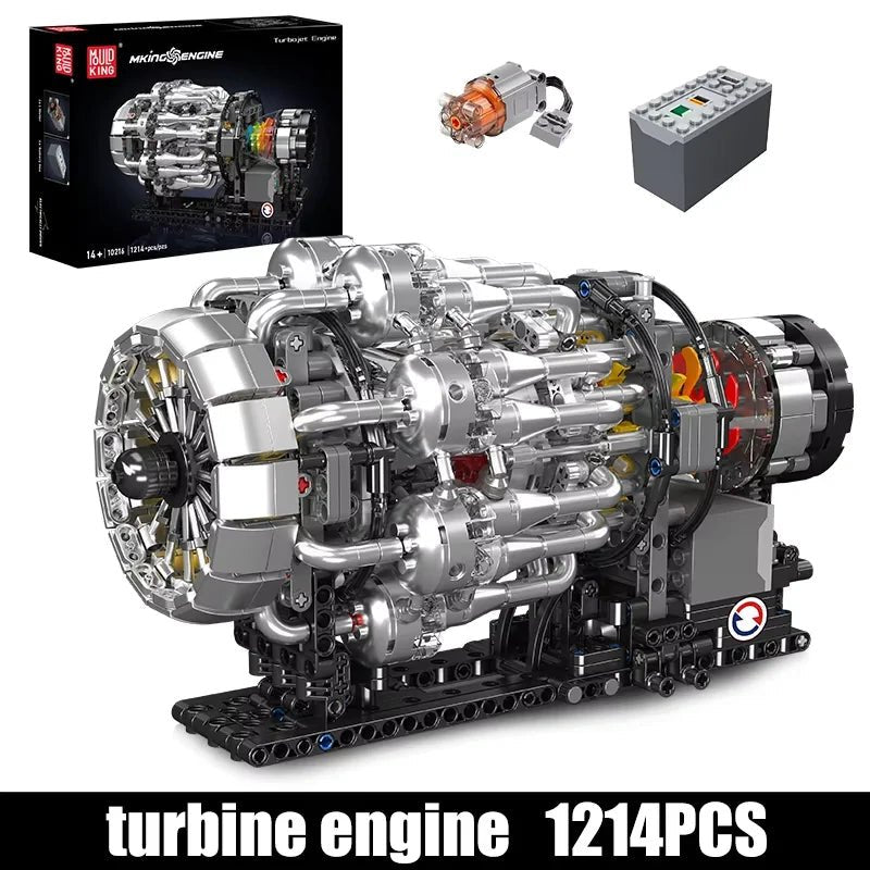 Mould King 10216 Motorized Turbojet Engine