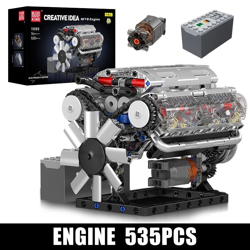 Mould King 10088 V8 Engine Block Set