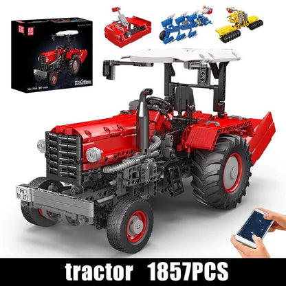 Mould King 17064 RC Motorized Agricultural Tractor Building Set