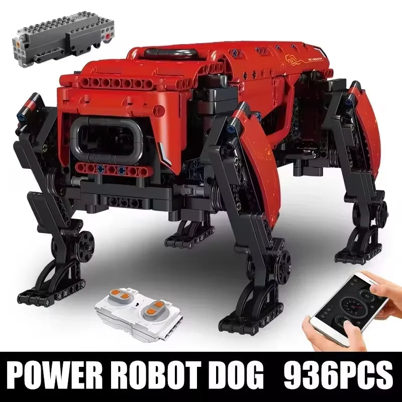 Mould King 15066/15075 AlphaDog Robot - Motorized Technical Building Blocks